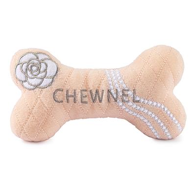 Pet Boutique - Dog Toy - Koko Chewnel Blush Bone Dog Toy by Dog Diggin Designs