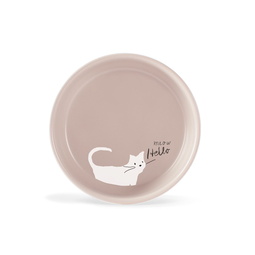 Pet Boutique - Whisker Cat Meow Bowl by Fringe Studio