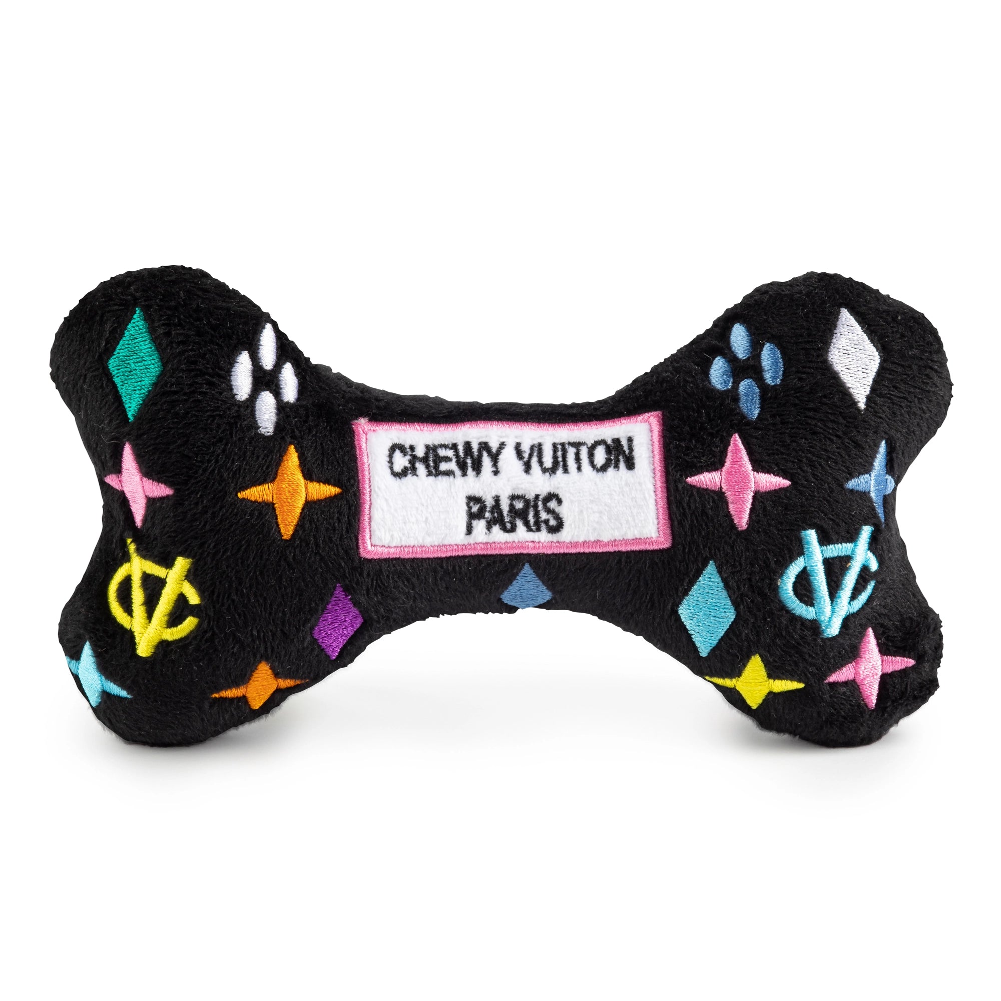 Chewy Vuiton Monogram Dog Ball Toy  Designer Dog Toys at