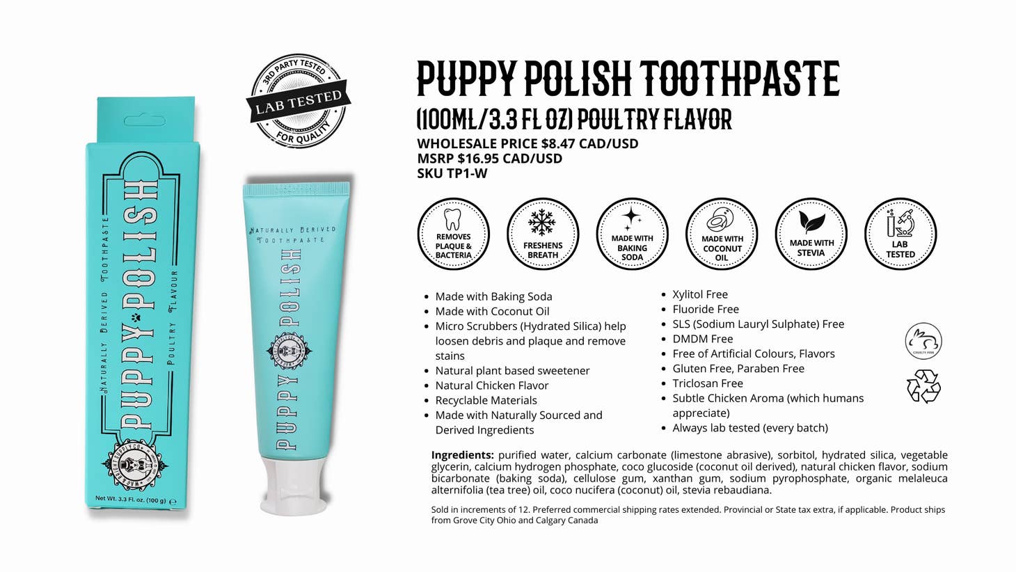 Puppy Polish ToothPaste