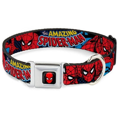 Pet Boutique - Dog Collars - Dog Leash - Spider-Man Dog Collar/ Leash by Buckle-Down