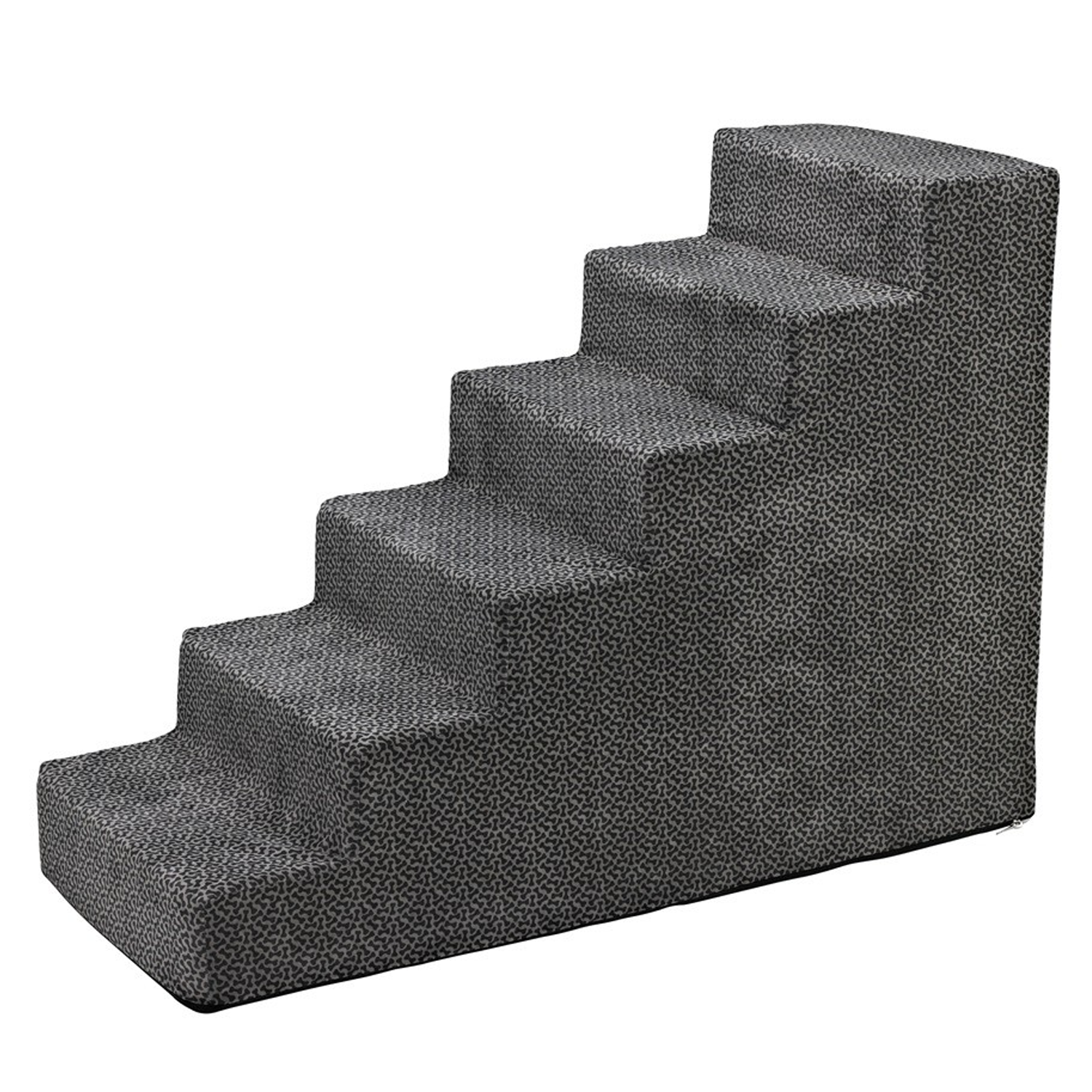 6-Step Pet Stairs: Pewter