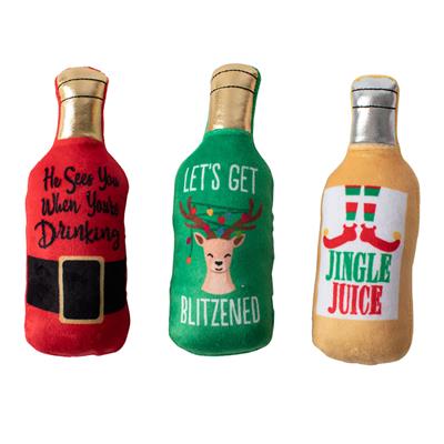 Pet Boutique - The Most Wine-Derful Time Of The Year Dog Toy Christmas Holiday by Fringe Studio