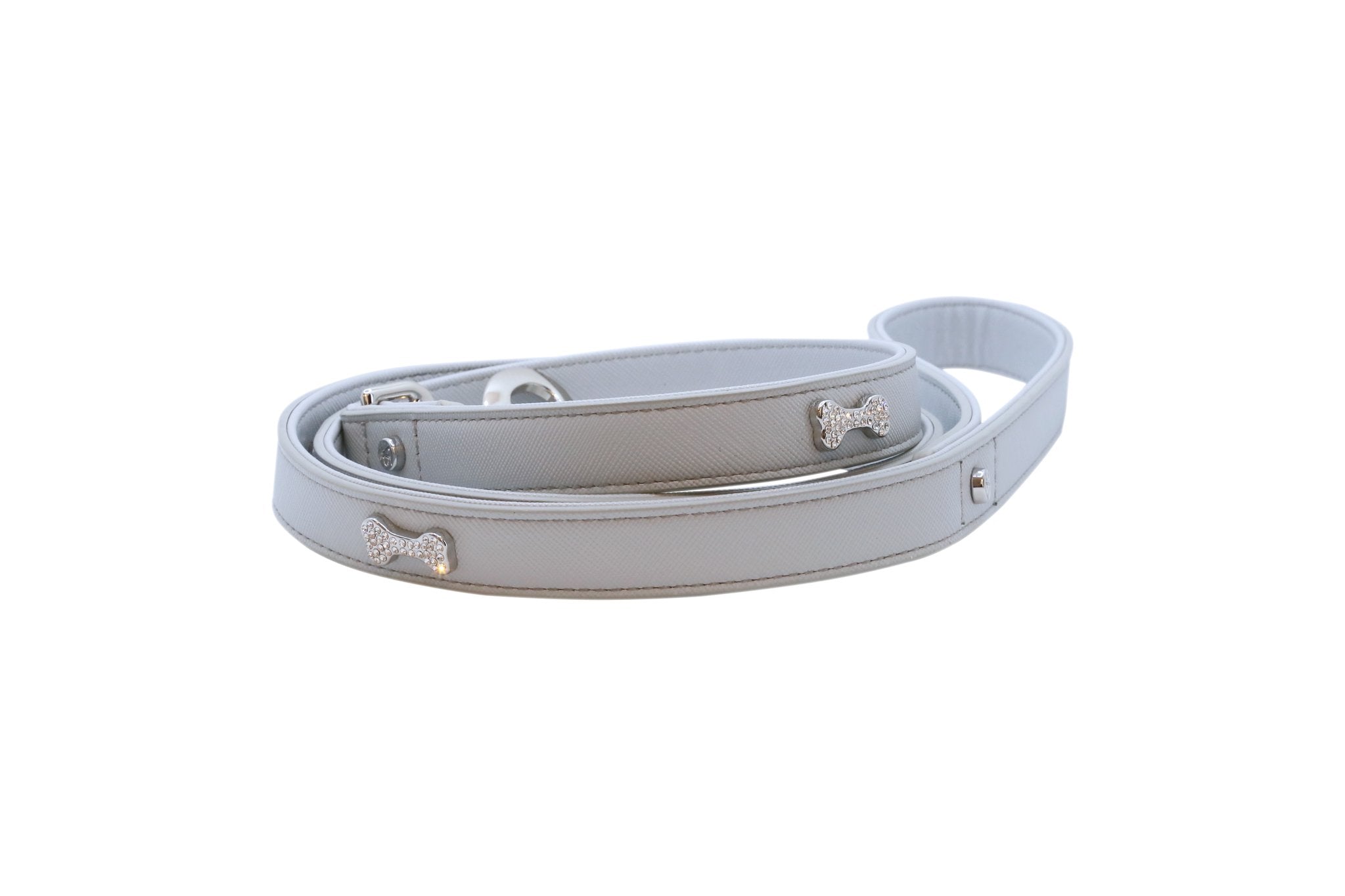Pet Boutique - Dog Collar - VP Designer Diamond Bone Collar: Grey by Vanderpump Pets