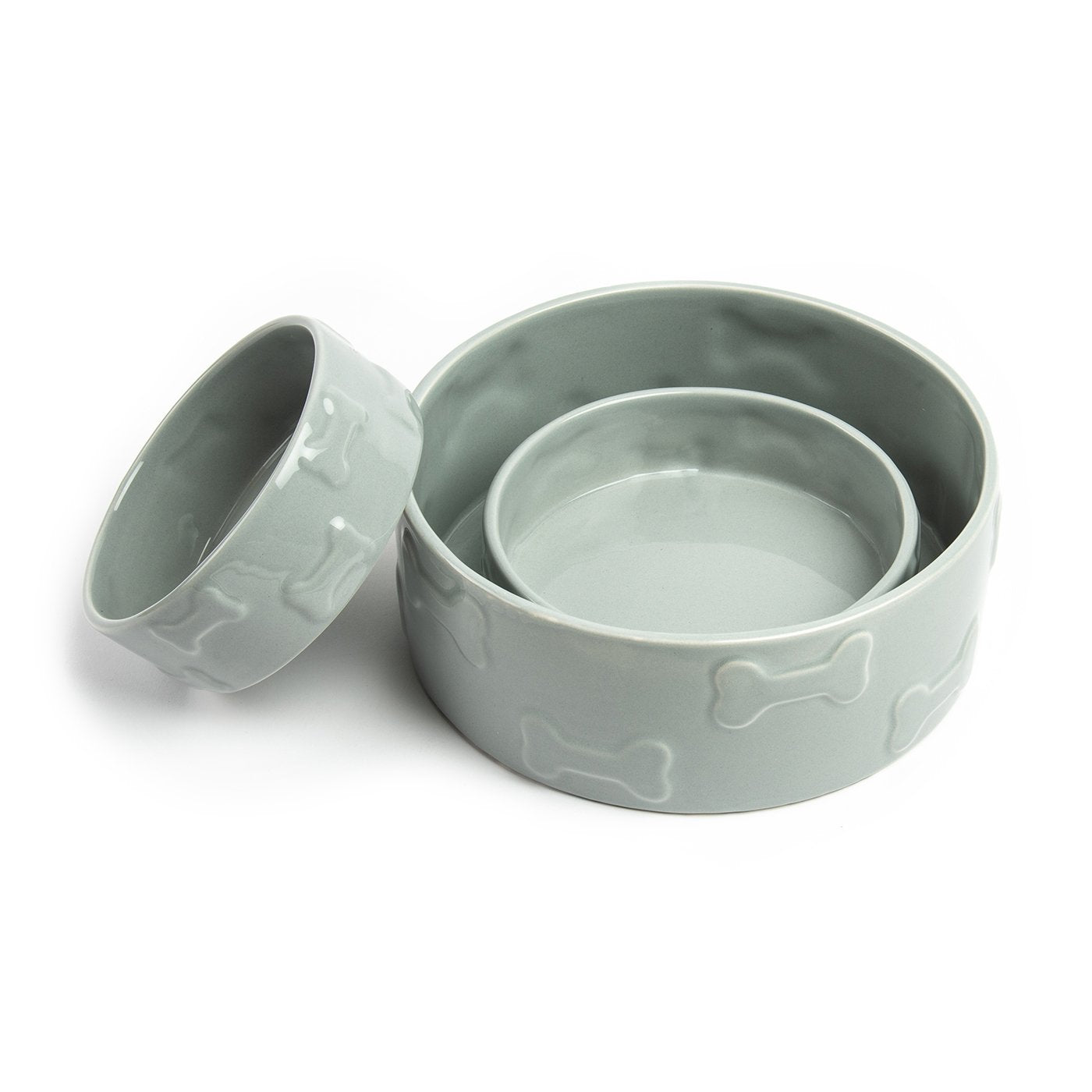 Pet Boutique - Dog Dining - Pet Bowls - Grey Manor Pet Bowl by Park Life Designs