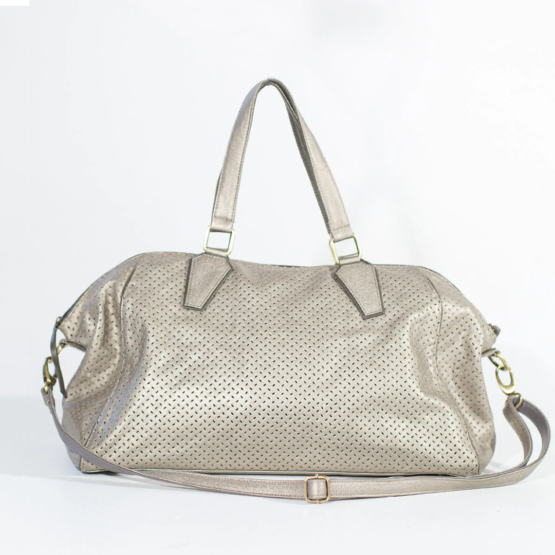 Pet Carrier - Champagne Nat Tote Dog Carrier by BK Atelier