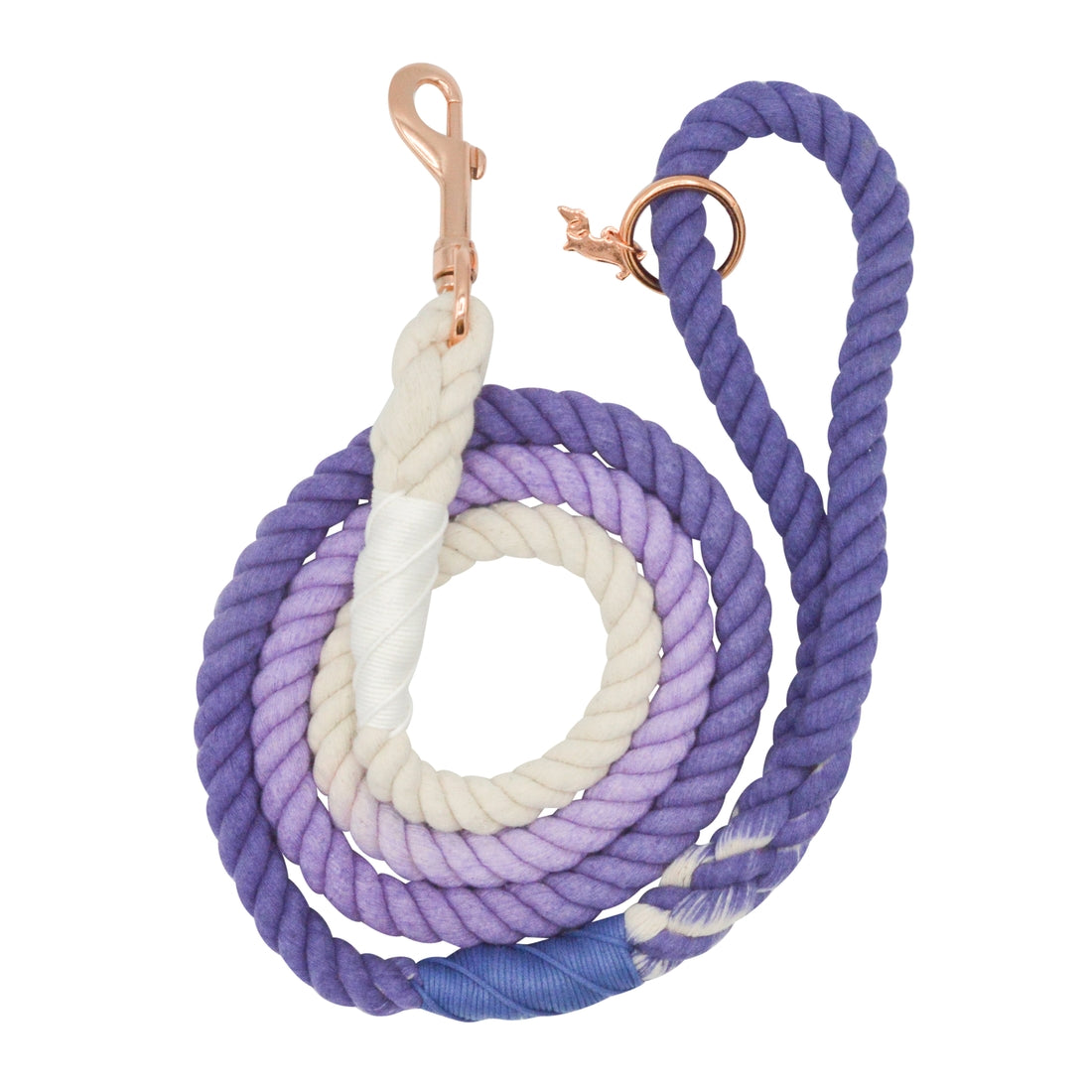 Dog Rope Leash: Ombre Purple
