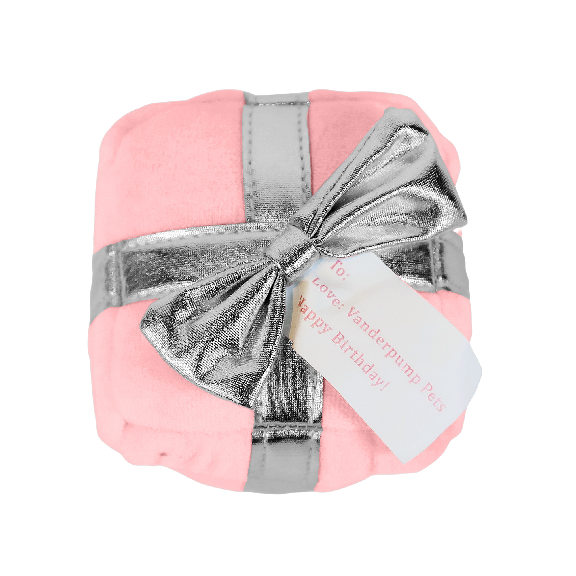 Pet Boutique - Dog Toy - VP Wrapped Gift Toy: Pink by Vanderpump Pets