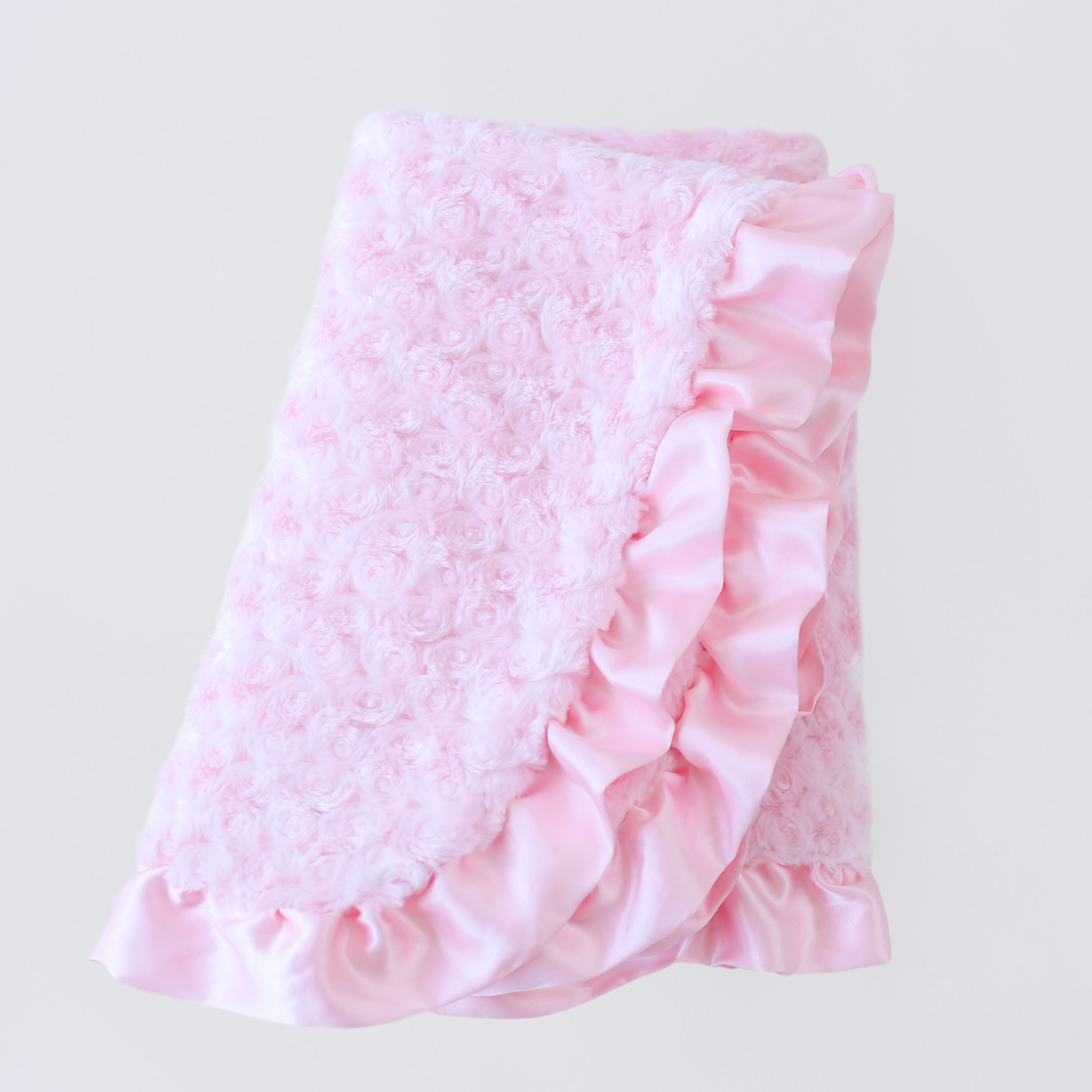 Ruffle Dog Blanket: Pink