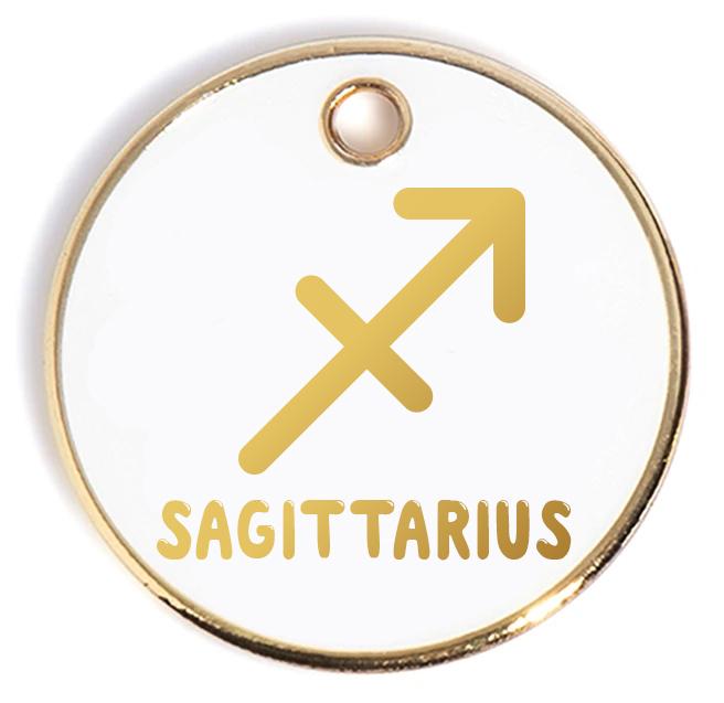 Dog ID Tag - Sagittarius Zodiac Pet ID Tag