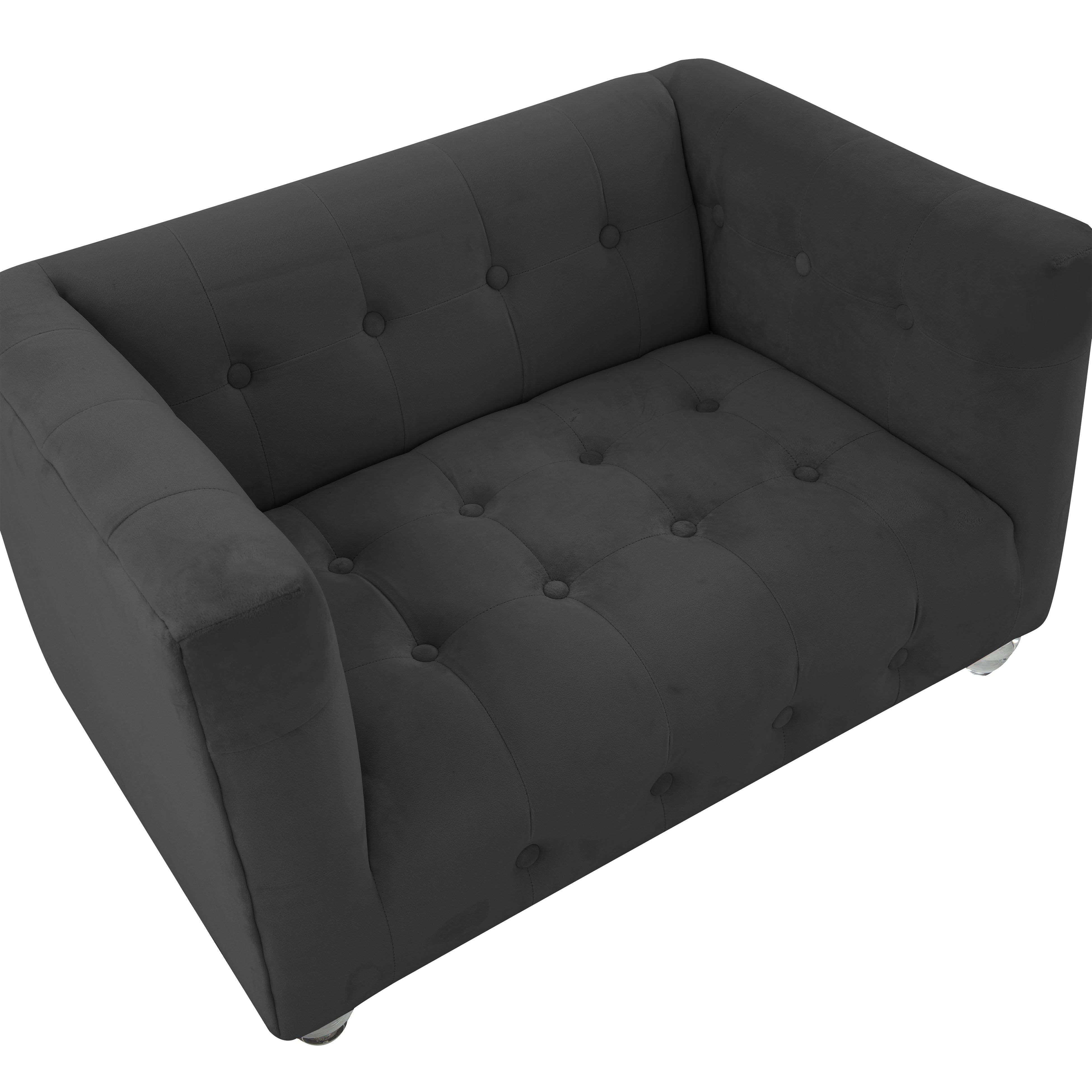 Tufted Velvet Pet Sofa