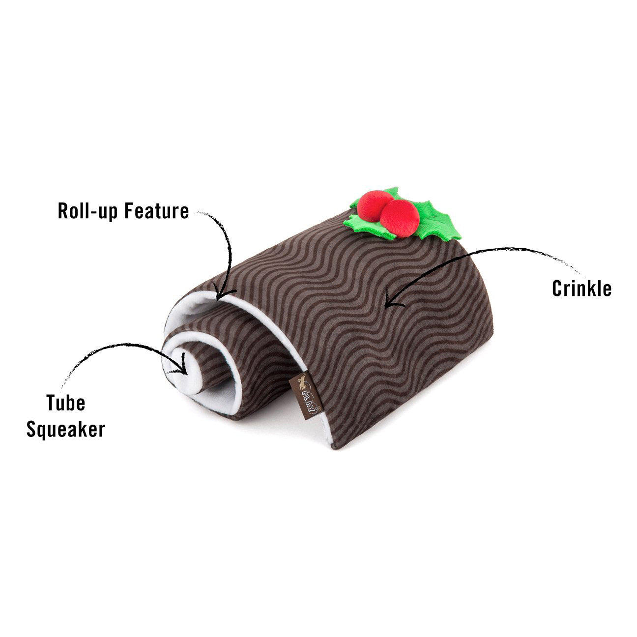 Pet Boutique - Yule Log dog toy by P.L.A.Y Pet Lifestyle Christmas Holiday