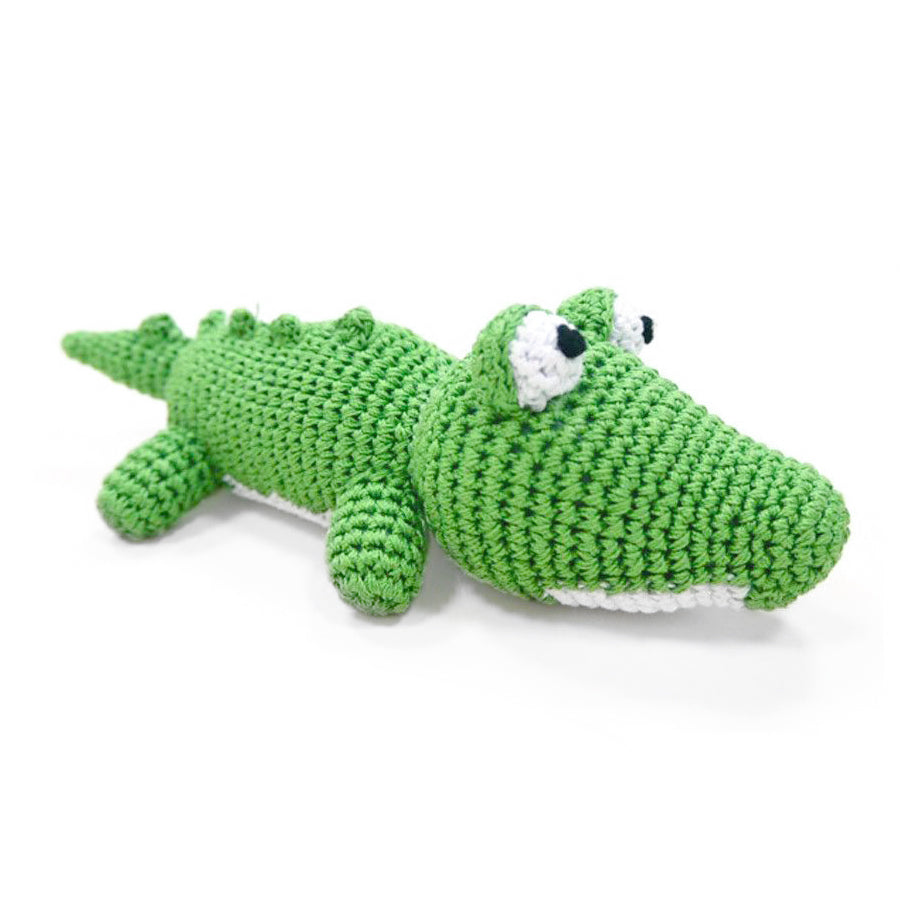 Pet Boutique - Dog Toy -Crochet Alligator Dog Toy