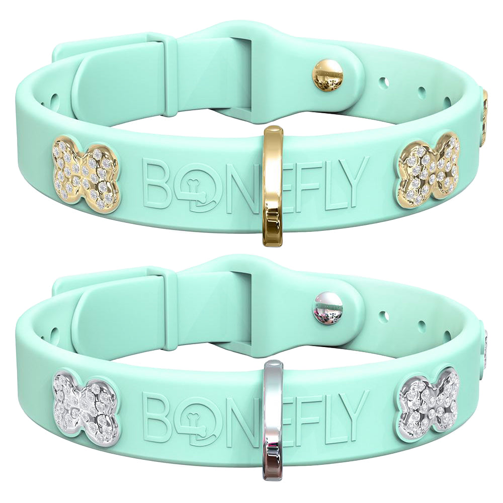 Pet Boutique - Dog Collar - Boneflex Crystal Dog Collar by Bonefly