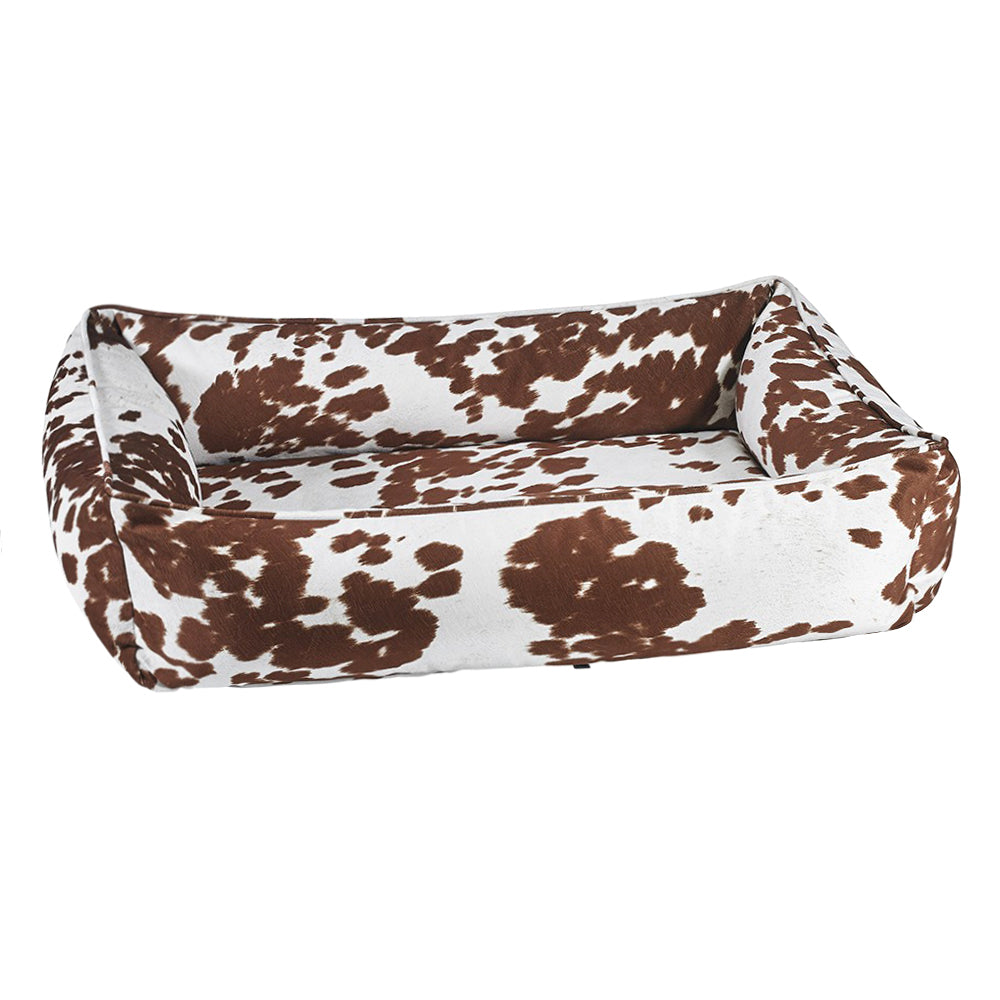 Luxury Dog Beds - Brown Cow Print Urban Dog Bed – TeaCups, Puppies & Boutique