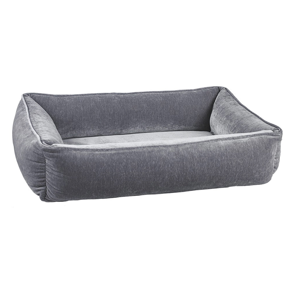 Pet Boutique - Dog Beds - Grey Velvet Urban Dog Bed