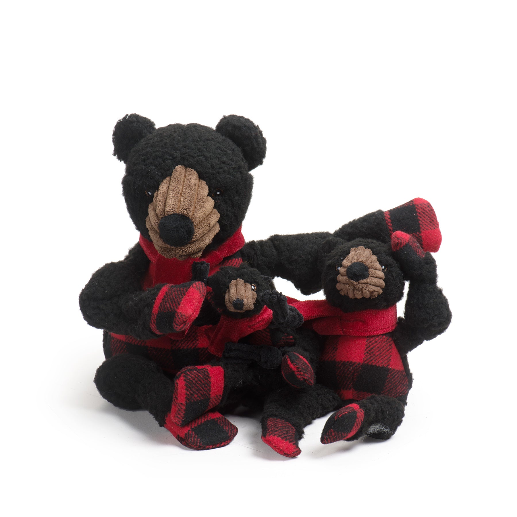 Pet Boutique - Black Bear Knottie Dog Toy by HuggleHounds