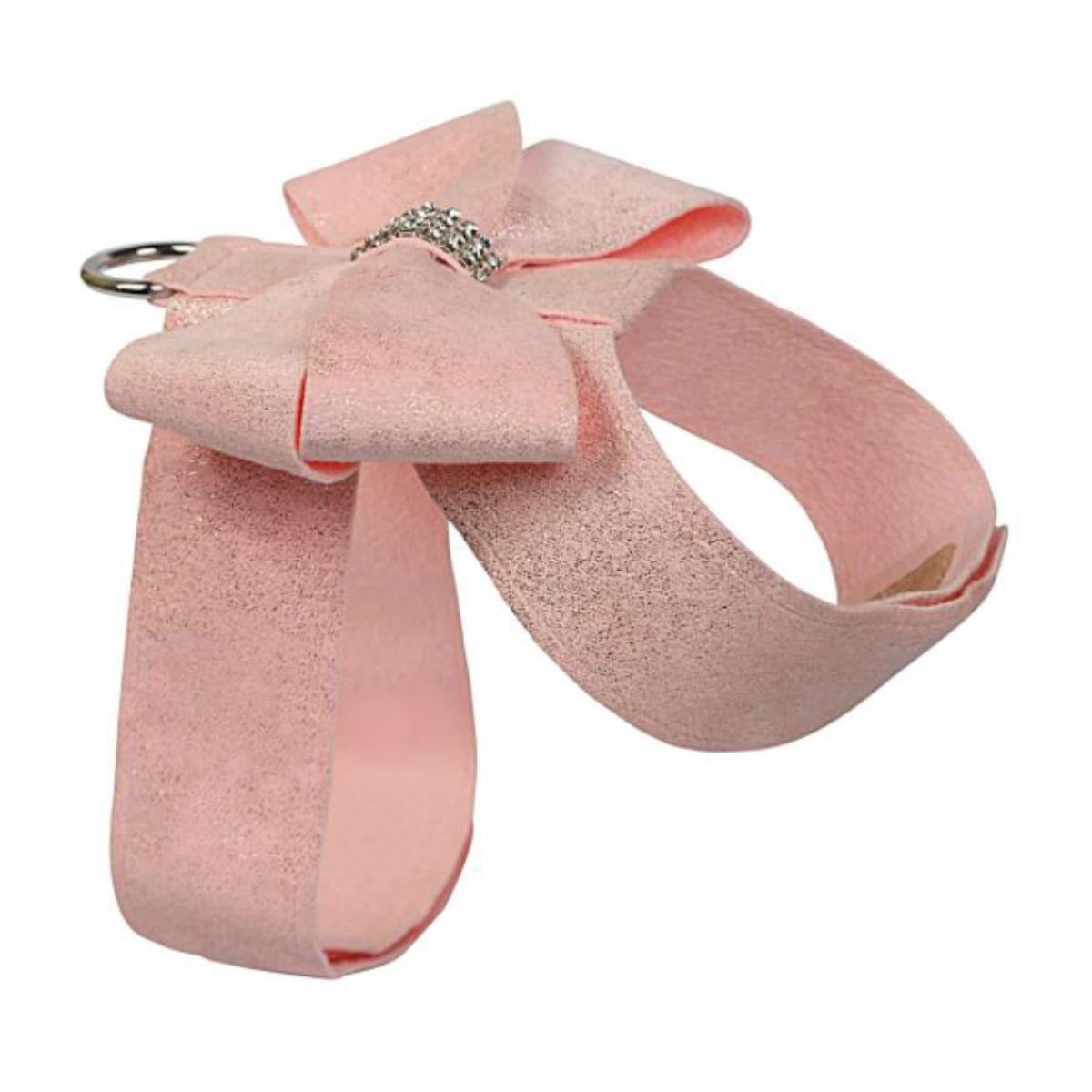 Pet Boutique - Dog Harness - Nouveau Bow Tinkie Harness: Puppy Pink Glitzerati by Susan Lanci
