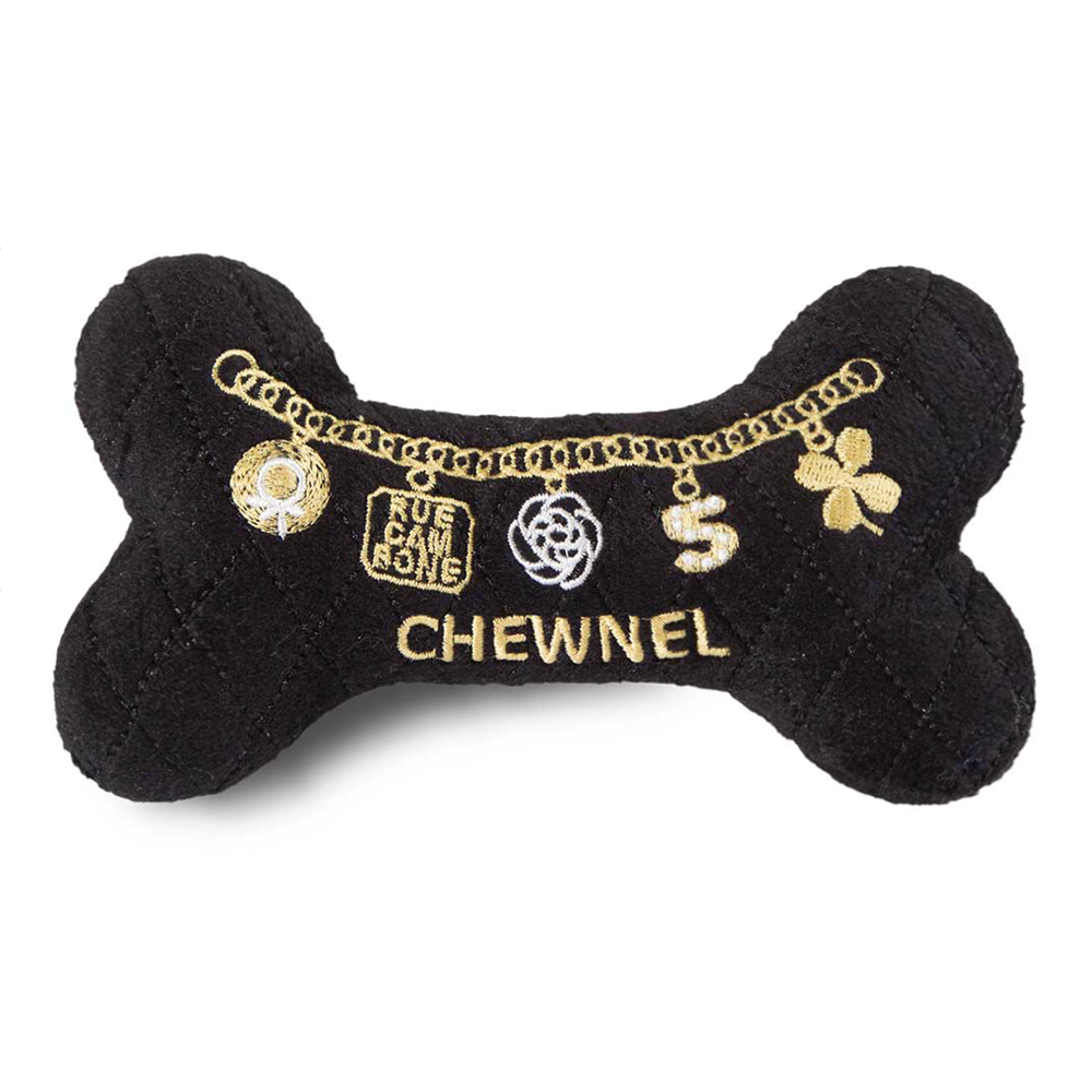 Dog Diggin Designs Chewy Vuiton Bone Toy - Free Shipping