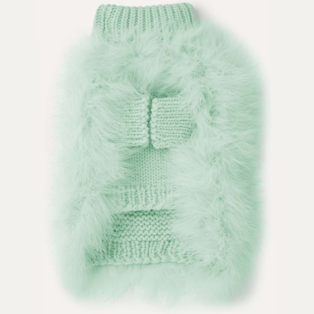 Christian Cowan Feather Dog Sweater