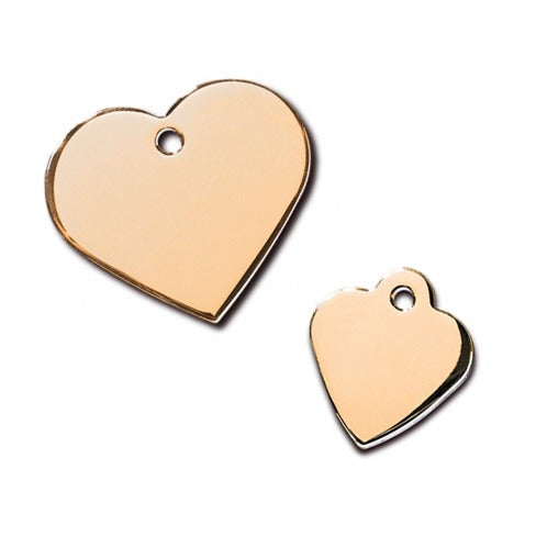 Dog ID Tag - Gold Heart Pet ID Tags by Hillman Group