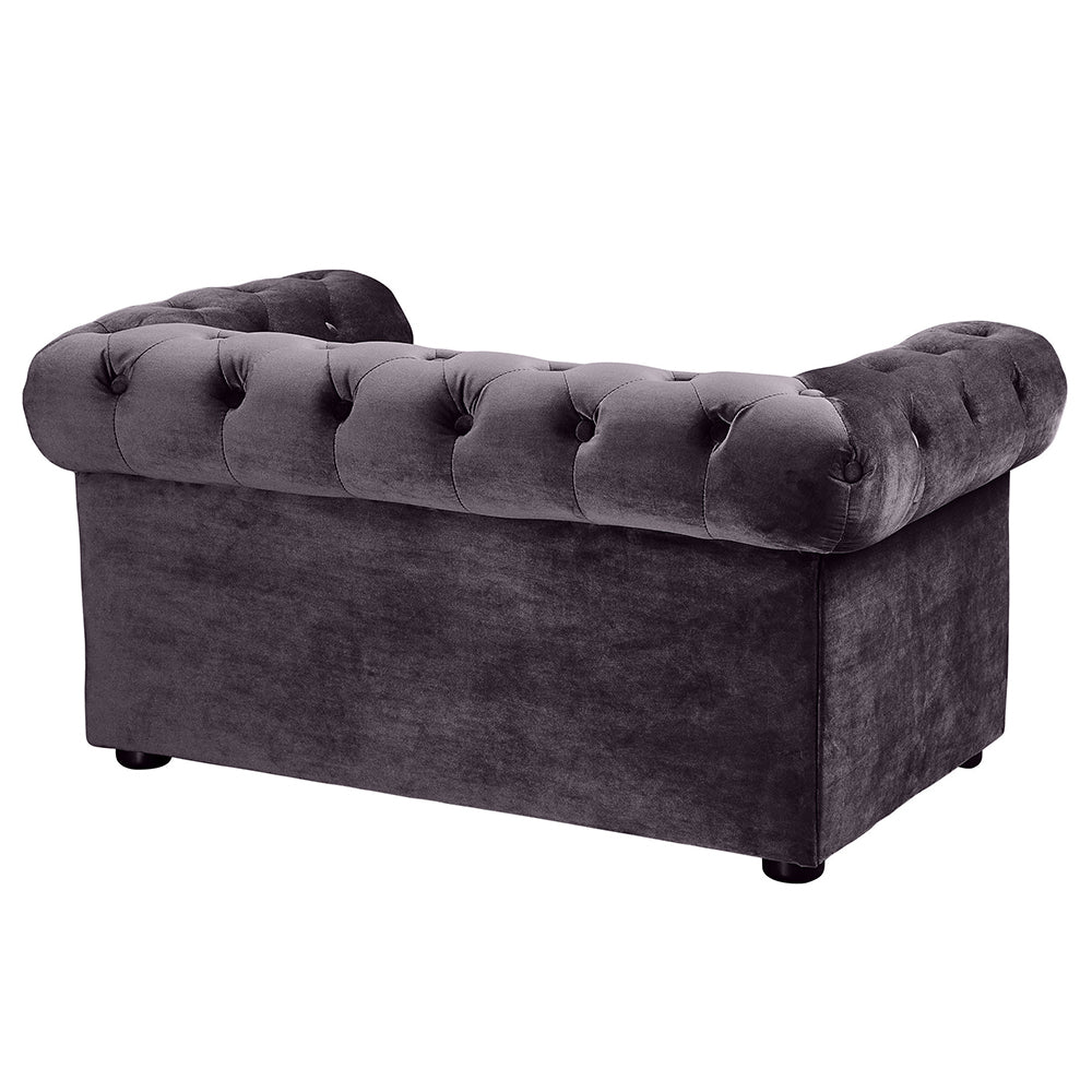 Pet Boutique - Dog Sofa - Dog Furniture - Chesterfield Pet Sofa: Grey by TOV