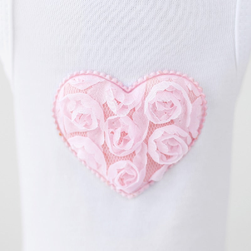 Dog Clothes - Puff Heart Dog Dress: Pink by Hello Doggie