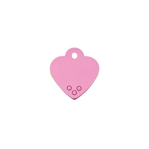 Dog ID Tag - Pink Bling & Heart Pet ID Tags by Hillman Group
