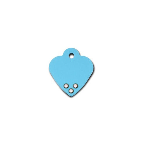 Dog ID Tag - Clear Bling Teal Pet ID Tags by Hillman Group