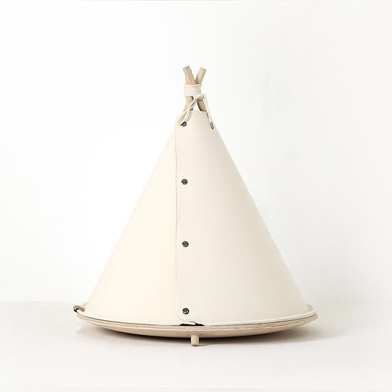 Pet Boutique - Dog Beds and Teepees - Beige Modern Teepee Dog Tent by Pets So Good
