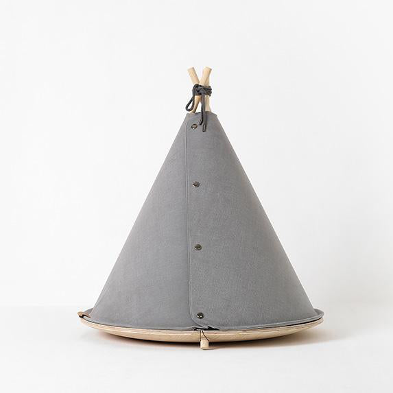 Pet Boutique - Dog Bed - Dog Teepee - Grey Modern Teepee Dog Tent by Pets So Good