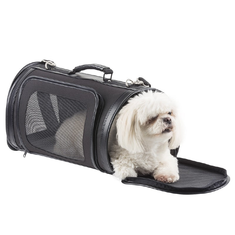 Dog Carrier - Black Kelle Travel Pet Carrier by Petote