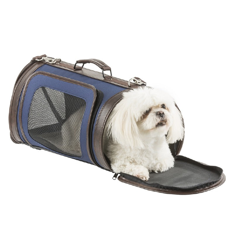 Dog Carrier - Navy Kelle Travel Pet Carrier by Petote