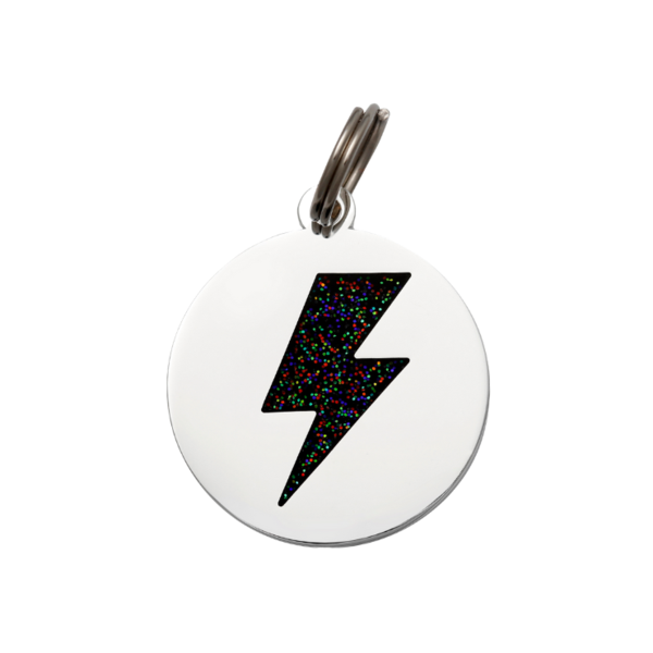 Lightning Bolt Pet ID Tag TeaCups, Puppies & Boutique