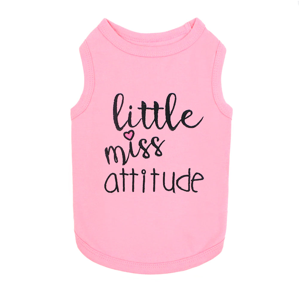 Little Miss Attitude Dog Tank