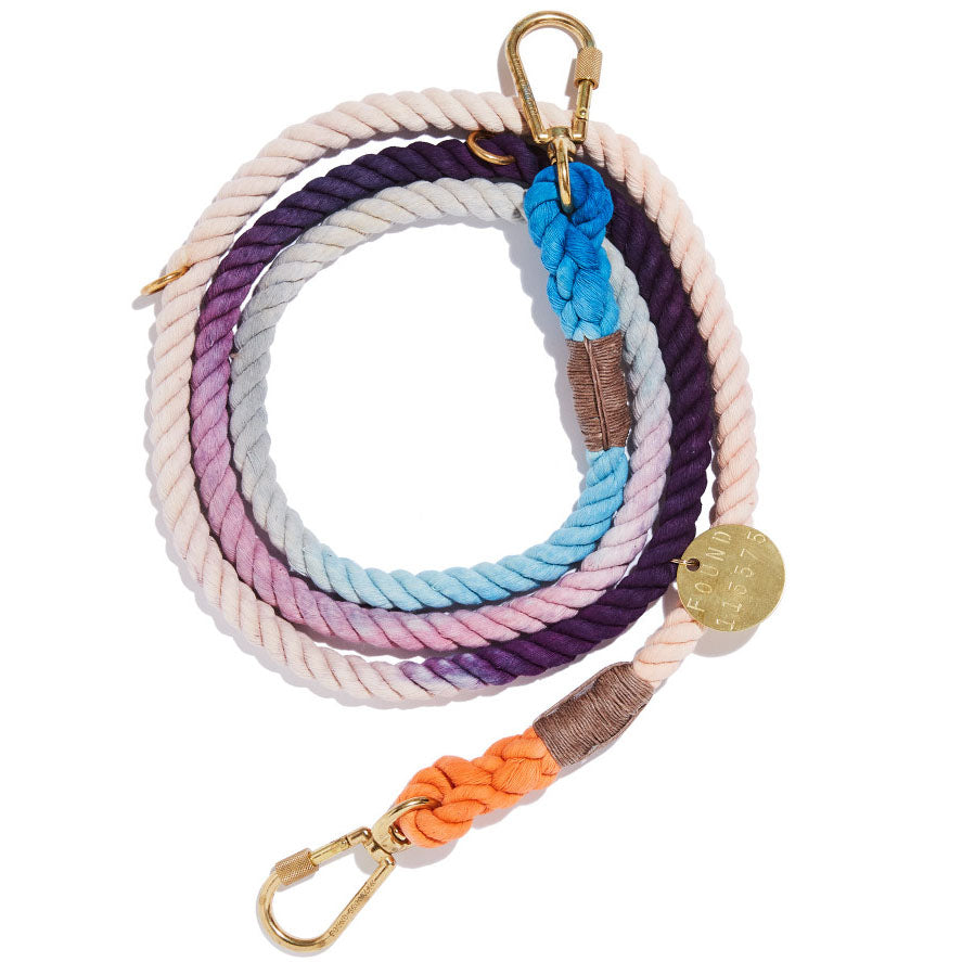 Pet Boutique - Dog Leashes - Dog Accessories - The Lois Ombre Rope Dog Leash Medium by Found My Animal