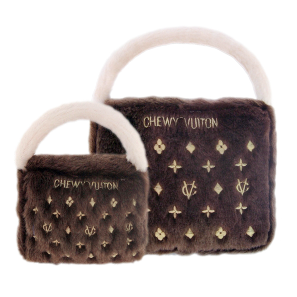 Chewy Vuiton Checker Bag Dog Toy – TeaCups, Puppies & Boutique