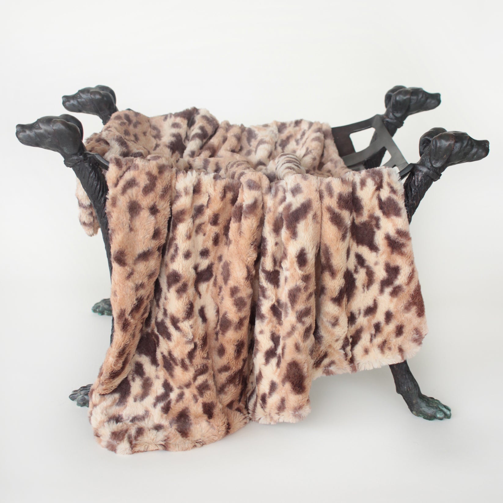 Luxe Luxury Dog Blanket: King Leopard
