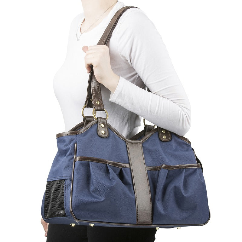 Dog Carrier - Navy Metro Pet Carrier by Petote