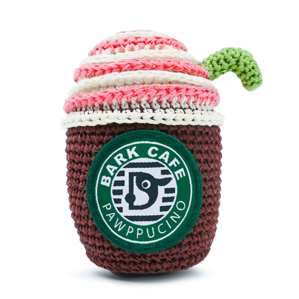 Pet Boutique - Dog Toy - Pawppucino Crochet Dog Toy