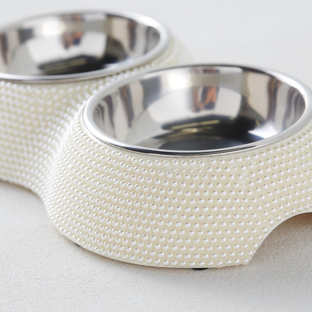 Pet Boutique - Dog Dining - Dog Bowl - Pearl Dog Bowl by Hello Doggie