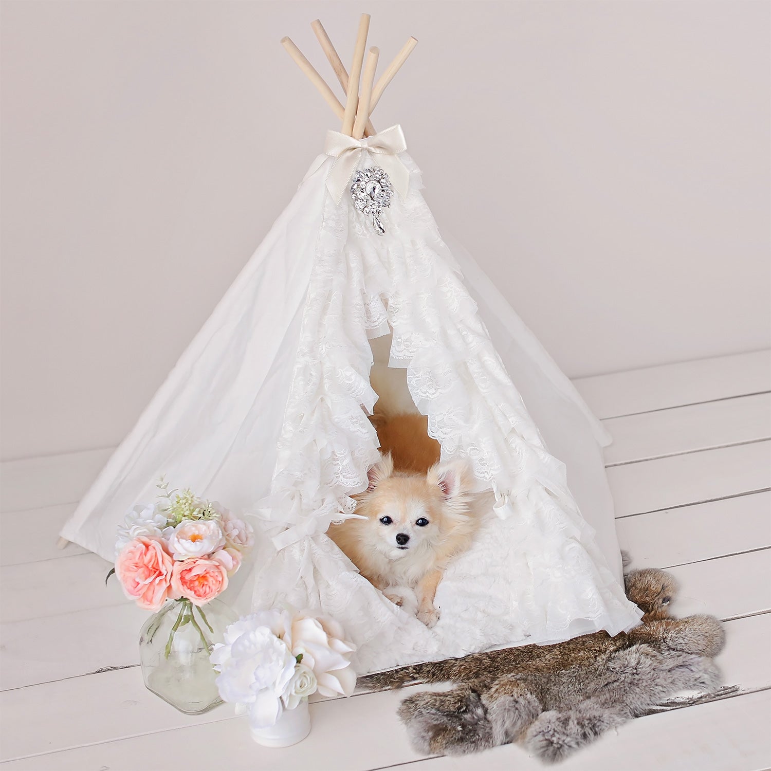 Pet Boutique - Dog Bed - Dog House - Lullaby Tent Dog Bed by Hello Doggie