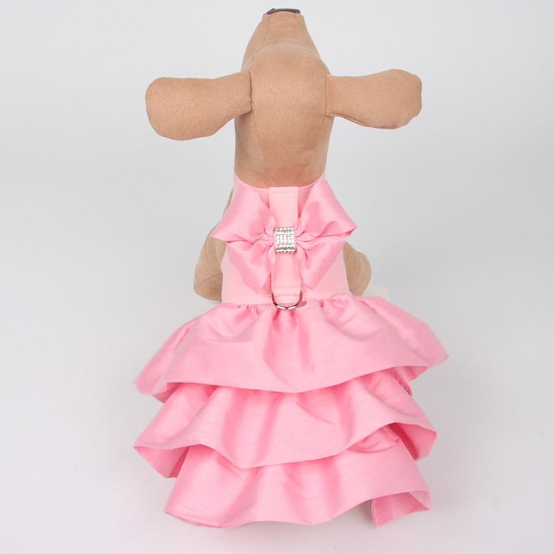 Madison Dog Dress Harness: Puppy Pink