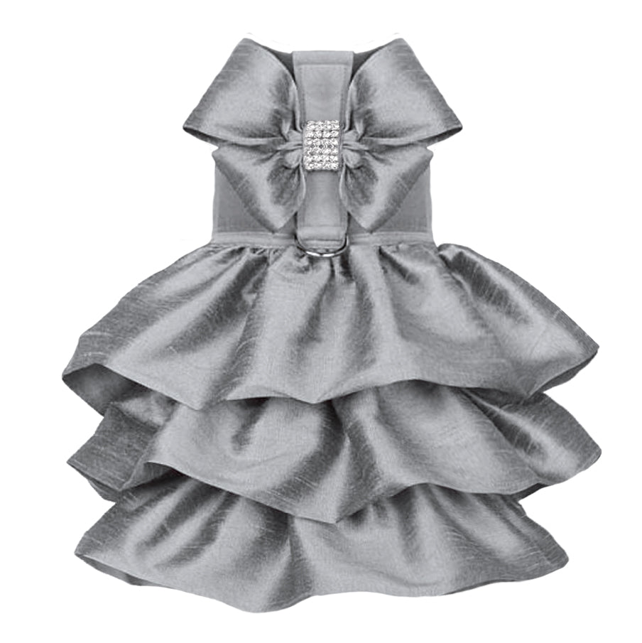 Madison Dog Dress Harness: Platinum