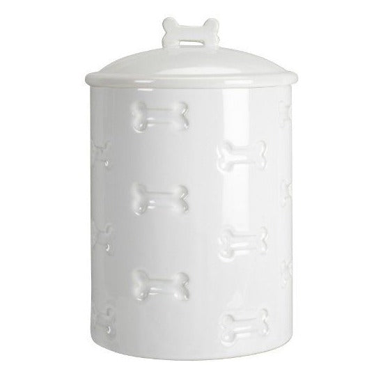 Pet treat outlet canister