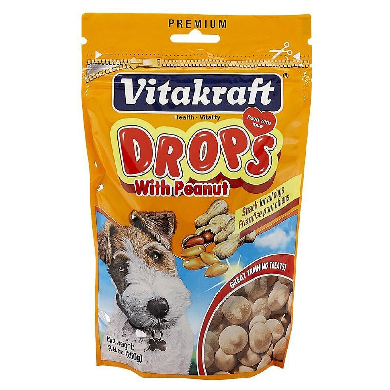 Pet Boutique - Dog Dining - Dog Treats - Peanut Butter Drops by Vitakraft