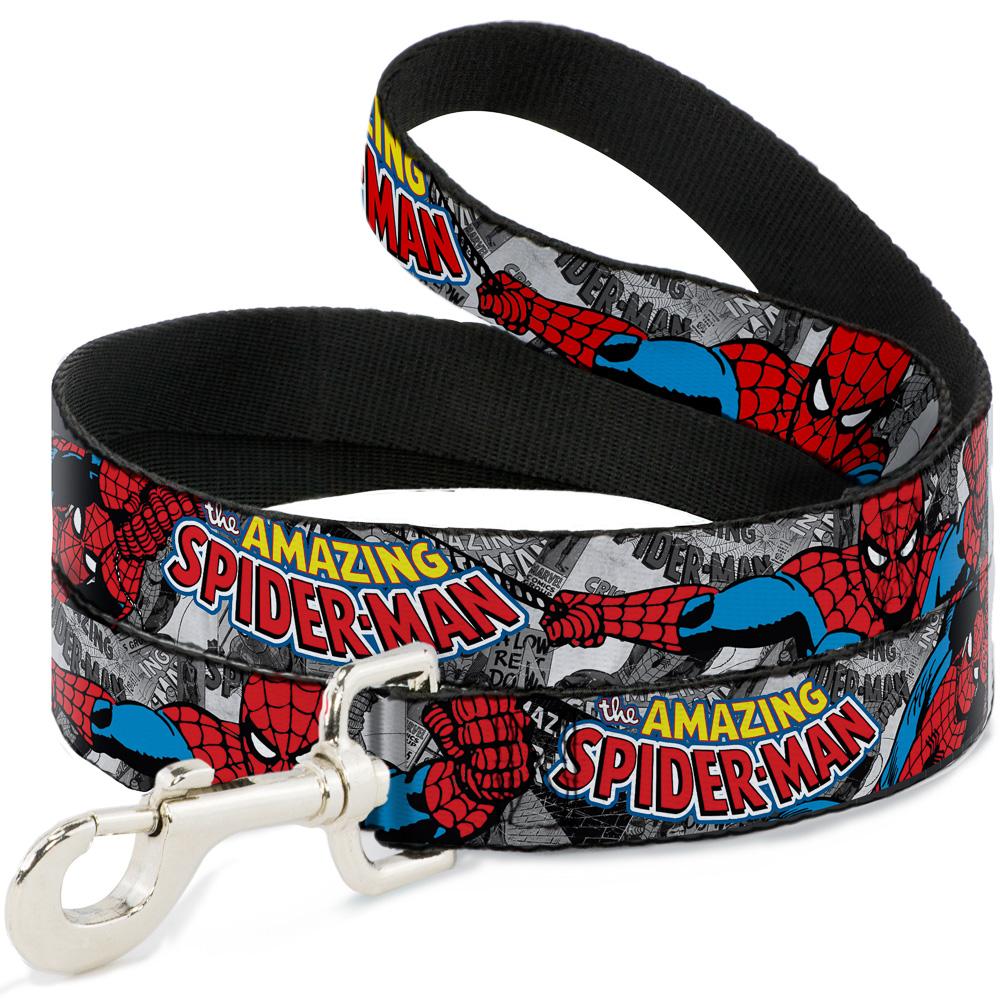Pet Boutique - Dog Collars - Dog Leash - Spider-Man Dog Collar/ Leash by Buckle-Down